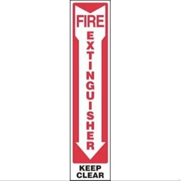 Accuform SAFETY SIGN FIRE EXTINGUISHER KEEP FRMFXG584VA FRMFXG584VA - main